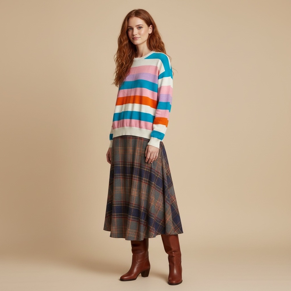 Lumiere Bold Stripe Sweater Multicolor Size M